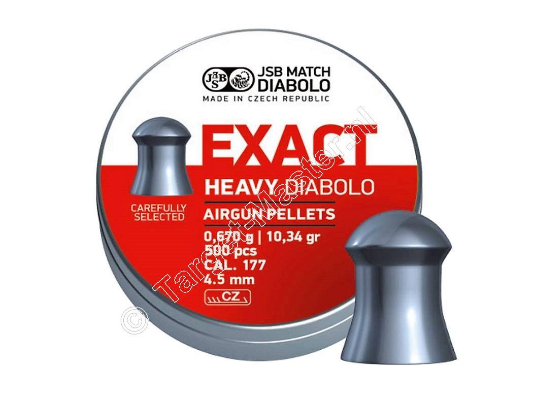 JSB Exact Heavy 4.50mm Airgun Pellets tin of 500